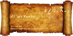 Ágh Kevin névjegykártya